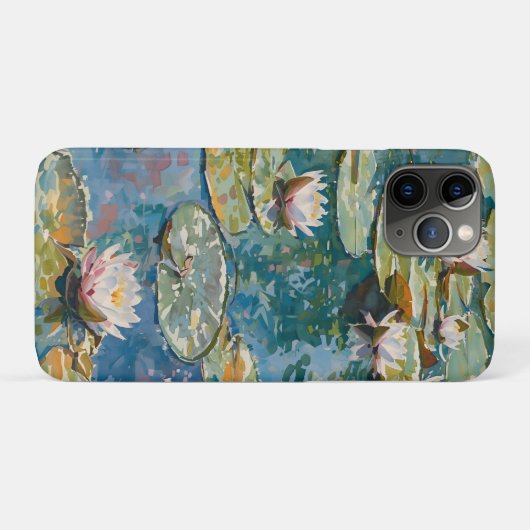 Claude Monet Water Lilies 1916 Kunst Case-Mate iPhone Hülle (Rückseite (Horizontal))