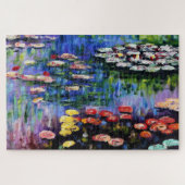 Claude Monet Water Lilies 1916 Kunst Puzzle (Horizontal)