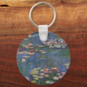 Claude Monet Water Lilies 1916 Kunst Schlüsselanhänger (Vorderseite)