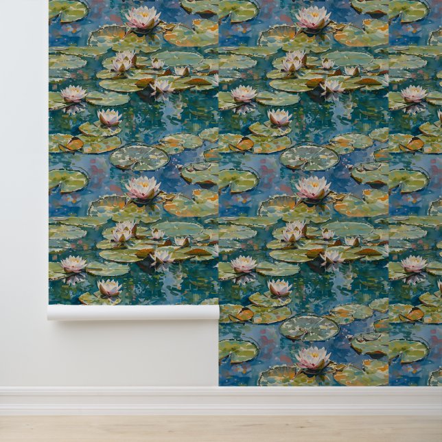 Claude Monet Water Lilies 1916 Kunst Tapete (Anwendung)