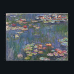 Claude Monet Water Lilies 1916 Kunstkunst Postkarte<br><div class="desc">Claude Monet Water Lilies 1916 Kunsthandwerk Postkarte</div>