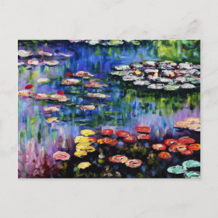 Claude Monet Water Lilies 1916 Kunstkunst Postkarte
