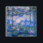 Claude Monet - Water Lilies, 1916 Notizblock<br><div class="desc">Claude Monet - Water Lilies,  1916</div>
