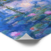 Claude Monet - Water Lilies, 1916 Poster (Ecke)
