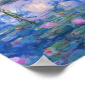 Claude Monet - Water Lilies, 1916 Poster (Ecke)