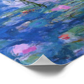 Claude Monet - Water Lilies, 1916 Poster (Ecke)