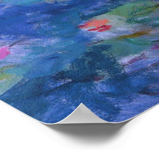 Claude Monet - Water Lilies, 1916 Poster (Ecke)