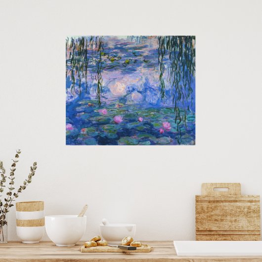Claude Monet - Water Lilies, 1916 Poster (Küche)