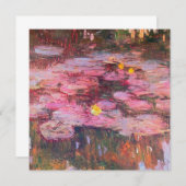 Claude Monet - Water Lilies 1917 Einladung (Vorne/Hinten)