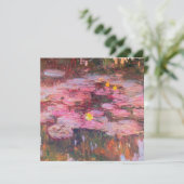 Claude Monet - Water Lilies 1917 Einladung (Stehend Vorderseite)