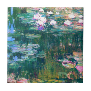 Claude Monet Water Lilies 1917 Fliese