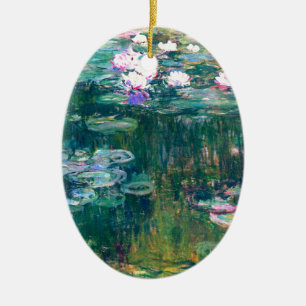 Claude Monet Water Lilies 1917 Keramik Ornament