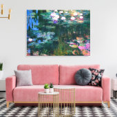 Claude Monet - Water Lilies (1917) Leinwanddruck (Insitu (Wohnzimmer))