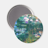Claude Monet Water Lilies 1917 Magnet (Vorderseite/Rückseite)