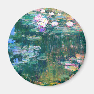 Claude Monet Water Lilies 1917 Magnet