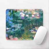 Claude Monet Water Lilies 1917 Mousepad (Mit Mouse)