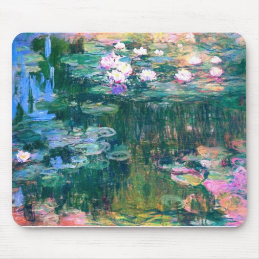 Claude Monet Water Lilies 1917 Mousepad (Vorne)