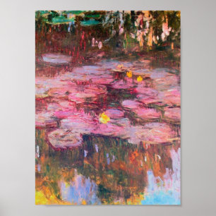 Claude Monet - Water Lilies 1917 Poster