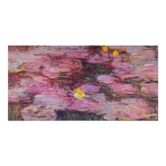 Claude Monet - Water Lilies 1917 Poster (Vorderseite)