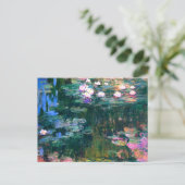 Claude Monet - Water Lilies (1917) Postkarte (Stehend Vorderseite)
