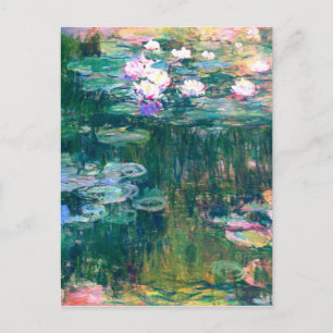 Claude Monet Water Lilies 1917 Postkarte