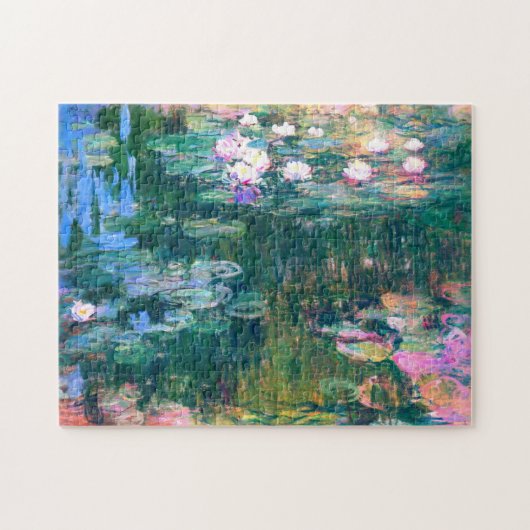 Claude Monet Water Lilies 1917 Puzzle (Horizontal)