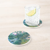 Claude Monet Water Lilies 1917 Sandstein Untersetzer (Seite)