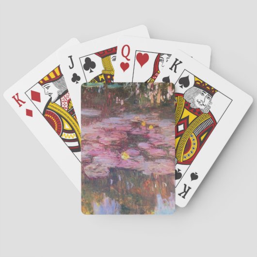Claude Monet - Water Lilies 1917 Spielkarten (Rückseite)