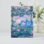 Claude Monet - Water Lilies 1919 Begleitkarte (Stehend Vorderseite)
