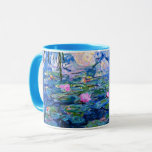 Claude Monet - Water Lilies, 1919, berühmtes Gemäl Tasse<br><div class="desc">Monet Gemälde von Water Lilies,  1919,  wunderschöne Kaffee-Tasse.</div>