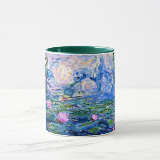 Claude Monet - Water Lilies, 1919, berühmtes Gemäl Tasse (Zentrum)