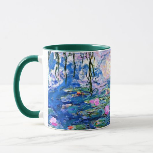 Claude Monet - Water Lilies, 1919, berühmtes Gemäl Tasse (Links)