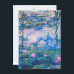 Claude Monet - Water Lilies 1919 Dankeskarte<br><div class="desc">Claude Monet - Water Lilies 1919 . Berühmte Kunstmalerei.</div>