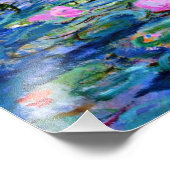 Claude Monet - Water Lilies, 1919 Fotodruck (Ecke)