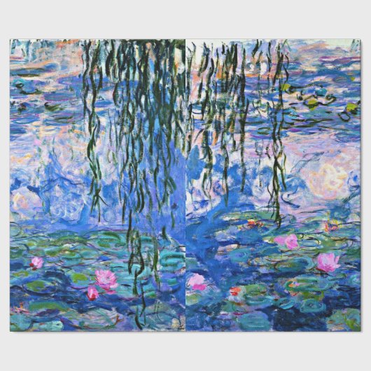 Claude Monet - Water Lilies, 1919, Geschenkpapier (Saum)
