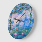 Claude Monet - Water Lilies 1919 Große Wanduhr (Winkel)