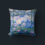 Claude Monet - Water Lilies, 1919 Kissen<br><div class="desc">Monetmalerei von Water Lilies,  1919,  Kissen werfen.</div>