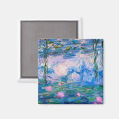Claude Monet - Water Lilies 1919 Magnet (Vorderseite/Rückseite)