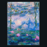 Claude Monet - Water Lilies 1919 Notizblock<br><div class="desc">Claude Monet - Water Lilies 1919 . Berühmte Kunstmalerei.</div>