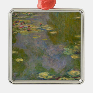 Claude Monet  Water Lilies, 1919 Ornament Aus Metall