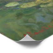 Claude Monet Water Lilies, 1919 Poster (Ecke)