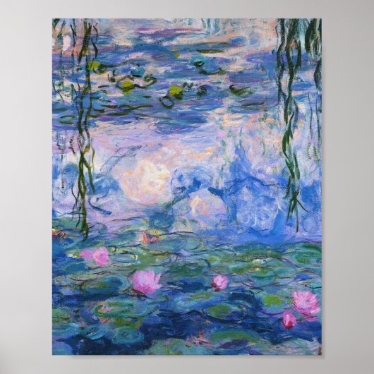 Claude Monet - Water Lilies 1919 Poster (Vorne)