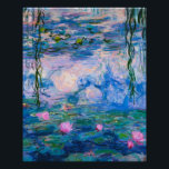 Claude Monet - Water Lilies 1919 Poster<br><div class="desc">Claude Monet - Water Lilies 1919. Berühmte Kunstmalerei.</div>