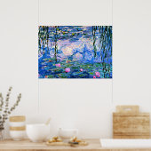 Claude Monet - Water Lilies, 1919 Poster (Küche)