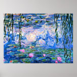 Claude Monet - Water Lilies, 1919 Poster<br><div class="desc">Monetmalerei von Water Lilies,  1919,  Poster.</div>