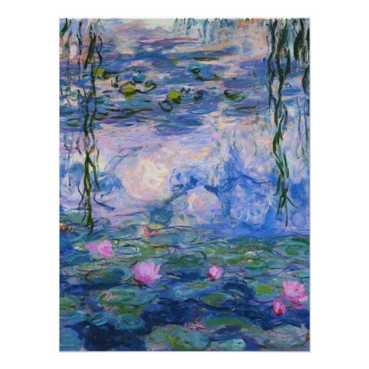 Claude Monet - Water Lilies 1919 Poster (Vorderseite)