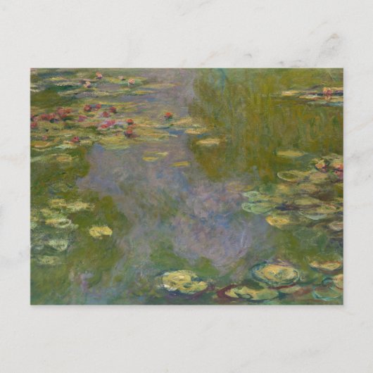 Claude Monet Water Lilies, 1919 Postkarte (Vorderseite)