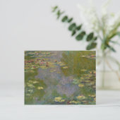 Claude Monet Water Lilies, 1919 Postkarte (Stehend Vorderseite)