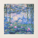 Claude Monet - Water Lilies, 1919, Schal<br><div class="desc">Famous painting by Claude Monet,  Water Lilies,  1919.</div>