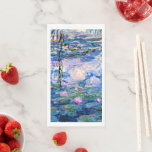 Claude Monet - Water Lilies, 1919, Serviette<br><div class="desc">Water Lilies,  1919,  berühmtes Bild von Claude Monet.</div>